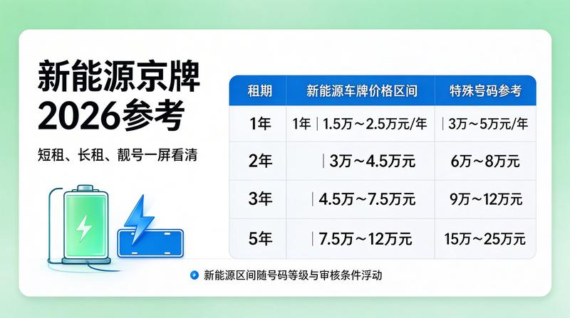 京牌指标政策更新